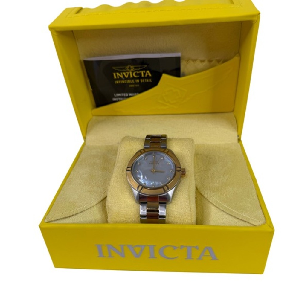Invicta Pro‎ Diver Watch Women One Size Two Tone Silver Gold 18326